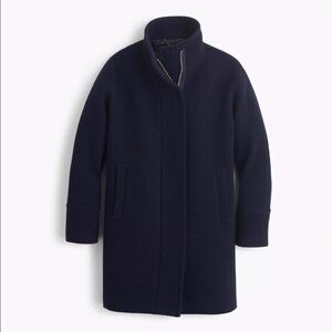 J. Crew Cocoon Coat in Italian Stadium-Cloth Wool